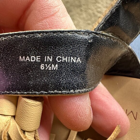 Rebecca Minkoff Erin Nude Leather Tassel Sandal in Nude - Size 6 1/2 - Picture 8 of 8